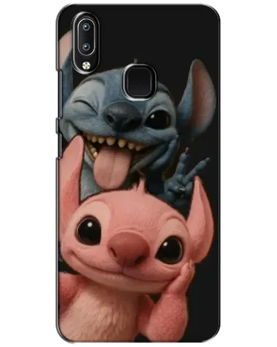Чехол для Vivo Y93 Lite с картинкой «Стич и Ангел»