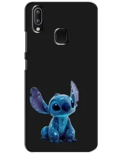 Чехол для Vivo Y93 Lite с картинкой «Стич на черном»