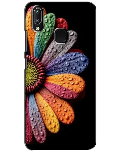 Чехол для Vivo Y93 Lite с картинкой «Радужный цветок»