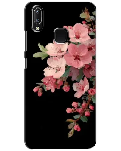 Чехол для Vivo Y93 Lite с картинкой «Розовая ветка сакуры»