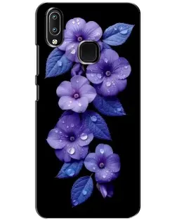 Чохол для Vivo Y93 Lite з картинкою «Фіолетові квіти з росою» Чохол для Vivo Y93 Lite з картинкою «Фіолетові квіти з росою»