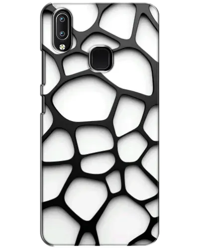 Чехол для Vivo Y93 Lite с картинкой «Белая объемная сетка» Чехол для Vivo Y93 Lite с картинкой «Белая объемная сетка»