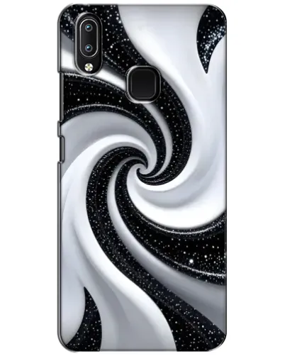 Чехол для Vivo Y93 Lite с картинкой «Черно-белая спираль» Чехол для Vivo Y93 Lite с картинкой «Черно-белая спираль»