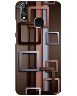 Чохол для Vivo Y93 Lite з картинкою «Коричневі об'ємні квадрати» Чохол для Vivo Y93 Lite з картинкою «Коричневі об'ємні квадрати»