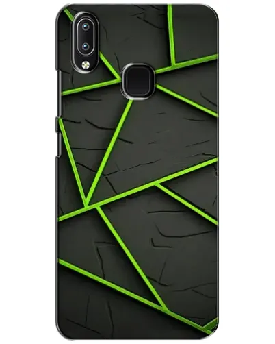 Чехол для Vivo Y93 Lite с картинкой «Зеленые геометрические линии» Чехол для Vivo Y93 Lite с картинкой «Зеленые геометрические линии»