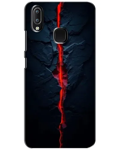 Чехол для Vivo Y93 Lite с картинкой «Kрасная лавовая трещина» Чехол для Vivo Y93 Lite с картинкой «Kрасная лавовая трещина»