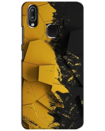 Чехол для Vivo Y93 Lite с картинкой «Золотые осколки геометрии» Чехол для Vivo Y93 Lite с картинкой «Золотые осколки геометрии»