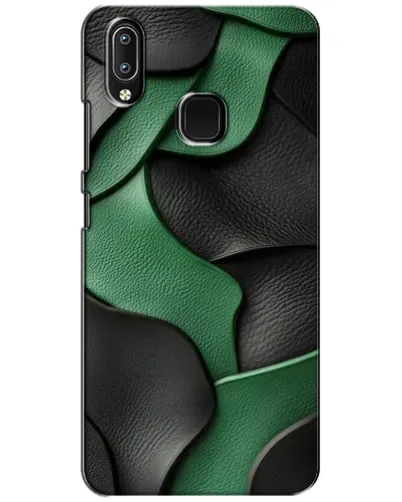 Чехол для Vivo Y93 Lite с картинкой «Зеленые кожаные волны» Чехол для Vivo Y93 Lite с картинкой «Зеленые кожаные волны»