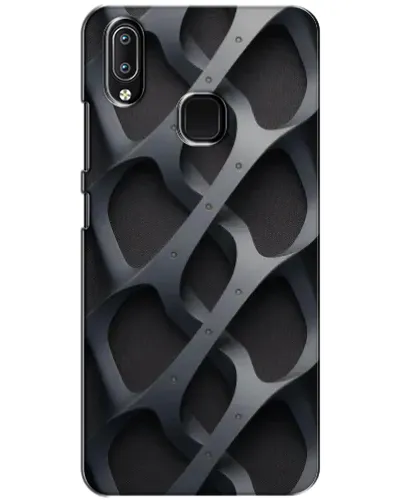 Чехол для Vivo Y93 Lite с картинкой «Объемное серое плетение» Чехол для Vivo Y93 Lite с картинкой «Объемное серое плетение»