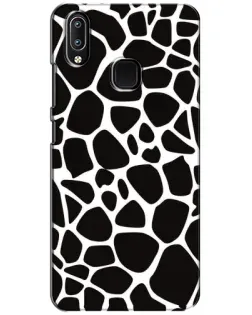Чехол для Vivo Y93 Lite с картинкой «Черно-белый жираф»