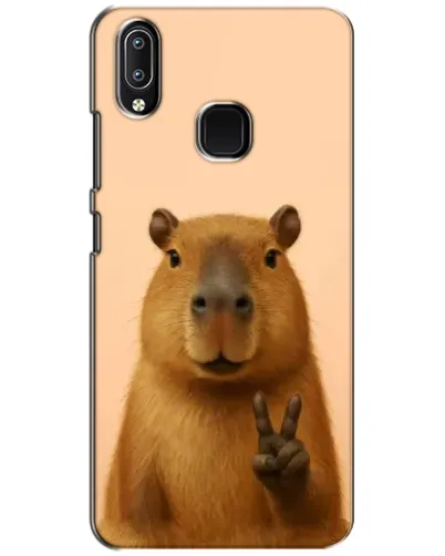 Чехол для Vivo Y93 Lite с картинкой «Капибара виктория»