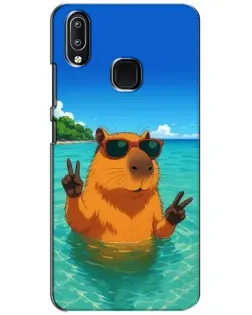 Чохол для Vivo Y93 Lite з картинкою «Морська капібара»