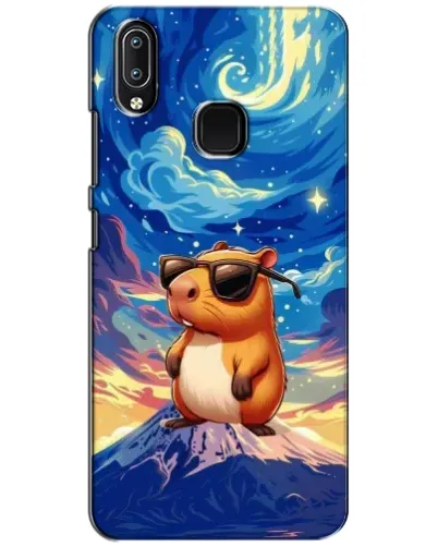 Чехол для Vivo Y93 Lite с картинкой «Капибара Ван Гога»