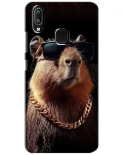 Чохол для Vivo Y93 Lite з картинкою «Капібара золотий ланцюг»