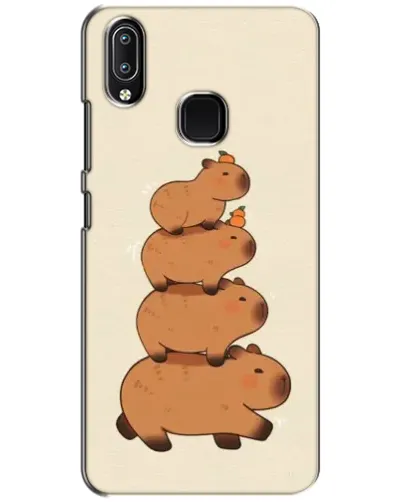 Чехол для Vivo Y93 Lite с картинкой «Башня из капибар»
