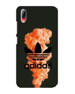 Чехол для Vivo Y93 / Y93S с картинкой «Оранжевый дым Adidas»