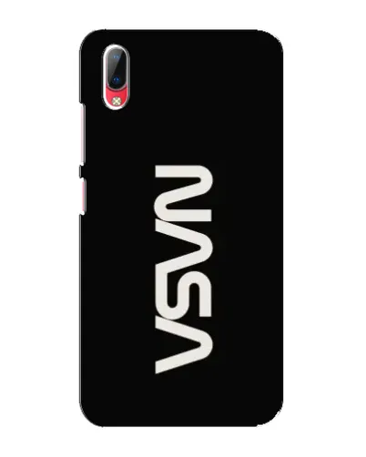 Чехол для Vivo Y93 / Y93S с картинкой «NASA — вертикальный логотип»