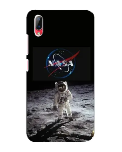 Чехол для Vivo Y93 / Y93S с картинкой «Астронавт на Луне»