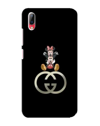 Чехол для Vivo Y93 / Y93S с картинкой «Минни Маус на лого»