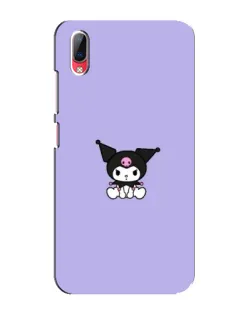Чехол для Vivo Y93 / Y93S с картинкой «Kuromi — фиолетовый минимализм»