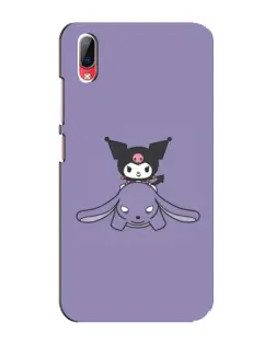 Чехол для Vivo Y93 / Y93S с картинкой «Kuromi на лиловом фоне»