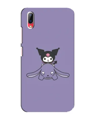 Чехол для Vivo Y93 / Y93S с картинкой «Kuromi на лиловом фоне»
