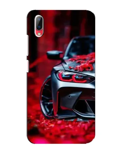 Чехол для Vivo Y93 / Y93S с картинкой «Спортивная BMW и цветы» Чехол для Vivo Y93 / Y93S с картинкой «Спортивная BMW и цветы»