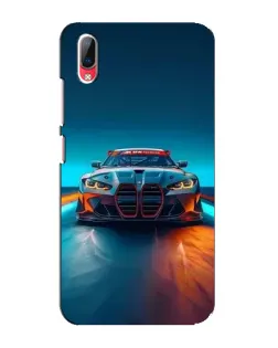 Чехол для Vivo Y93 / Y93S с картинкой «BMW — огни неона»