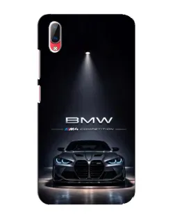 Чехол для Vivo Y93 / Y93S с картинкой «BMW сквозь ночной город»