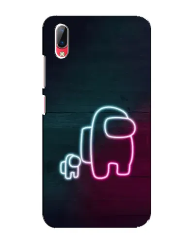 Чехол для Vivo Y93 / Y93S с картинкой «Among Us неон-арт» Чехол для Vivo Y93 / Y93S с картинкой «Among Us неон-арт»