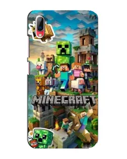 Чехол для Vivo Y93 / Y93S с картинкой «Замок Minecraft»