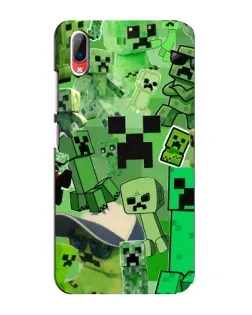 Чехол для Vivo Y93 / Y93S с картинкой «Криперы Minecraft»