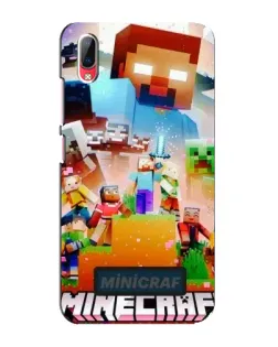 Чехол для Vivo Y93 / Y93S с картинкой «Minecraft герои игры»