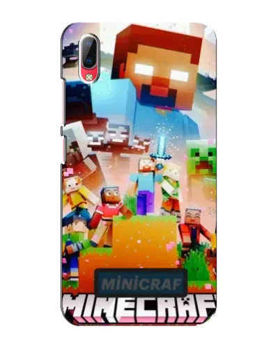 Чехол для Vivo Y93 / Y93S с картинкой «Minecraft герои игры»