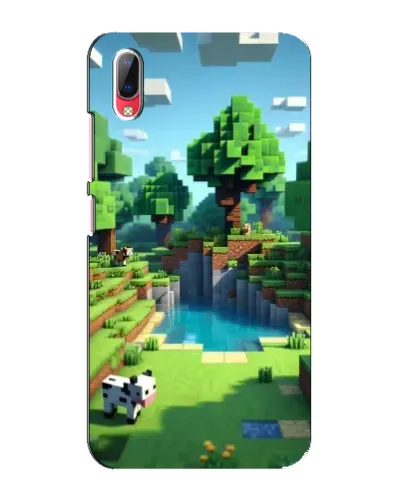 Чехол для Vivo Y93 / Y93S с картинкой «Minecraft летний день»