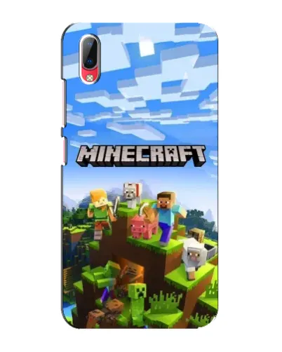Чехол для Vivo Y93 / Y93S с картинкой «Minecraft классический мир»