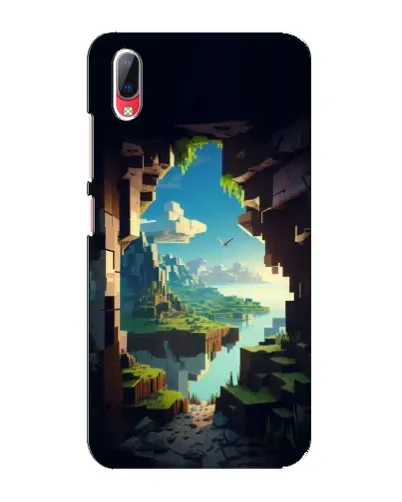 Чехол для Vivo Y93 / Y93S с картинкой «Вид из пещеры»
