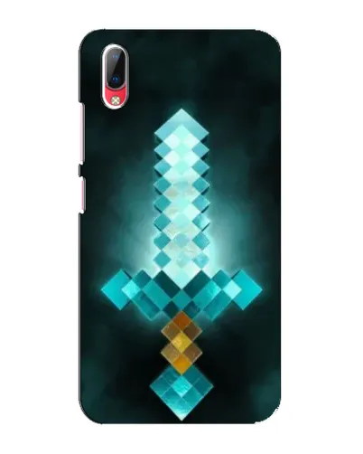 Чехол для Vivo Y93 / Y93S с картинкой «Алмазный меч неон»