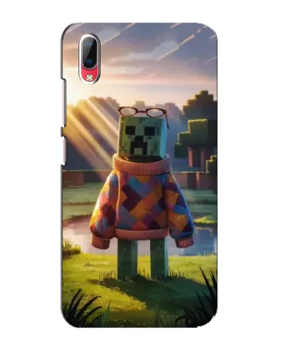 Чехол для Vivo Y93 / Y93S с картинкой «Крипер в свитере»
