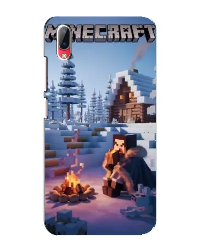 Чехол для Vivo Y93 / Y93S с картинкой «Зимний Minecraft»
