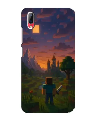 Чехол для Vivo Y93 / Y93S с картинкой «Стив у башни»
