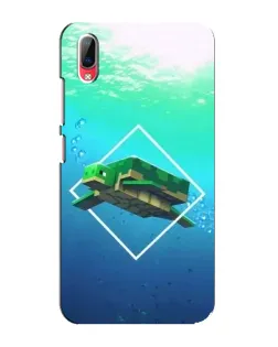 Чехол для Vivo Y93 / Y93S с картинкой «Черепаха Minecraft»