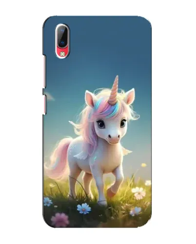 Чехол для Vivo Y93 / Y93S с картинкой «Единорог на поляне»