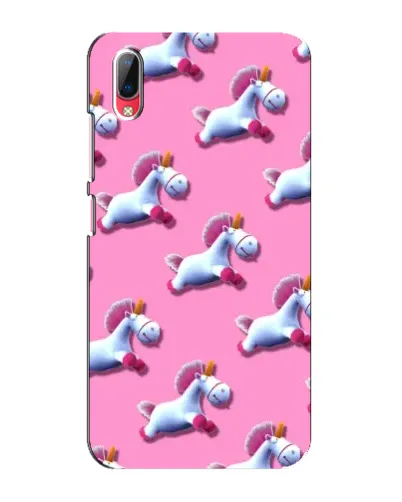 Чехол для Vivo Y93 / Y93S с картинкой «Единороги на розовом»