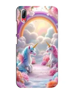 Чехол для Vivo Y93 / Y93S с картинкой «Радуга и единороги» Чехол для Vivo Y93 / Y93S с картинкой «Радуга и единороги»