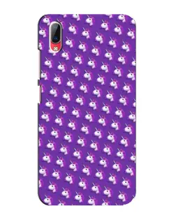 Чехол для Vivo Y93 / Y93S с картинкой «Единороги на фиолетовом»