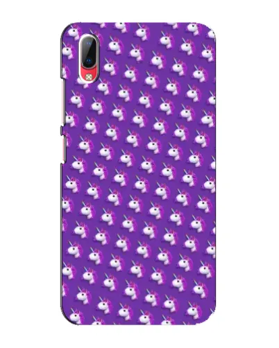 Чехол для Vivo Y93 / Y93S с картинкой «Единороги на фиолетовом»