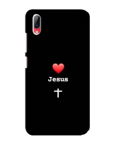 Чехол для Vivo Y93 / Y93S с картинкой «Сердце - Jesus» Чехол для Vivo Y93 / Y93S с картинкой «Сердце - Jesus»