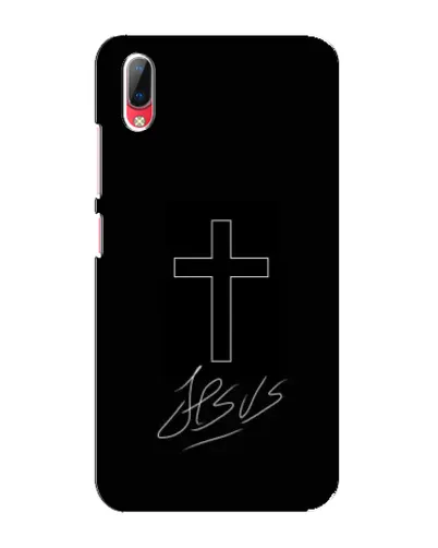 Чехол для Vivo Y93 / Y93S с картинкой «Графический крест Jesus» Чехол для Vivo Y93 / Y93S с картинкой «Графический крест Jesus»