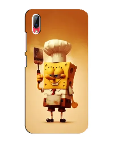 Чехол для Vivo Y93 / Y93S с картинкой «Губка Боб повар»